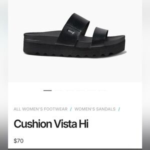 REEF cushion vista hi platform sandals